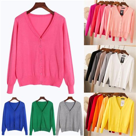 Buy Women Autumn Spring Casual Long Sleeve Cardigan Knitwear At