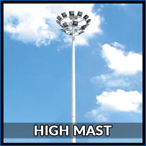 30 Mtr High Mast Pole Manufacturer 30 Mtr High Mast Pole Supplier