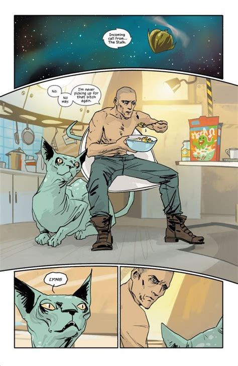 Saga Comic Book Lying Cat