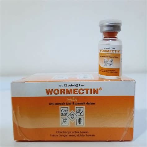 Jual Wormectin Ml Obat Anti Parasit Luar Dalam Scabies Gudik Cacing