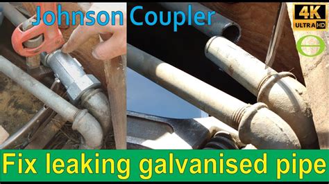 Repair Broken Galvanized Water Pipe