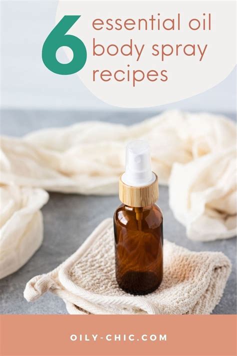 Essential Oil Body Spray Recipes For Beginners Body Spray Recipe