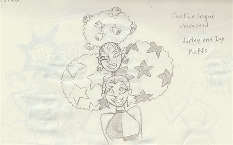 Justice League Unleashed Harley N Ivy puffs by QTcomics on DeviantArt