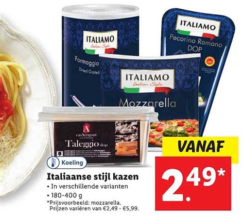 Italiamo Ijs Italiaanse Stijl Aanbieding Bij Lidl Folders Nl