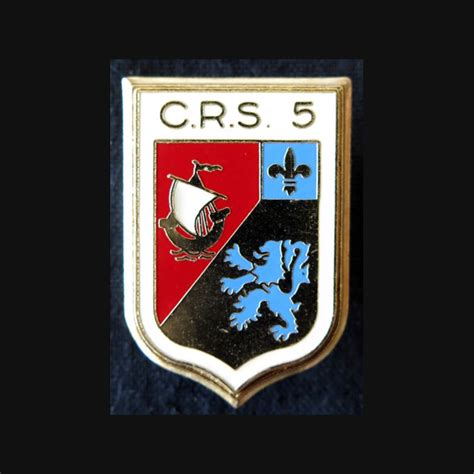 Crs Insigne De La Crs N De De Massy Fabrication Delsart Sens