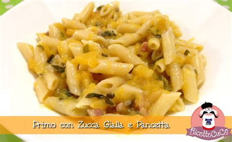 Primo Con Zucca Gialla E Pancetta Con Il Cuisine Companion RicetteCuCo It