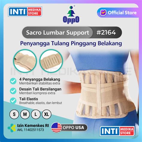 Promo Oppo Sacro Lumbar Support Penyangga Tulang Pinggang