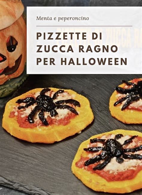 Pizzette Di Zucca Ragno Per Halloween Contorno Ricetta Facile