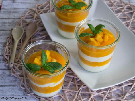 Mangodessert Mit Quark Einfaches Schichtdessert