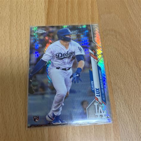 Yahoo Gavin Lux Rc Prizm Refractor Topps Chrom