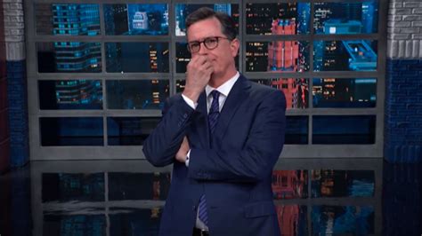 Trump S Incredibly Weird Syria Victory Speech Leaves Stephen Colbert Speechless Mashable