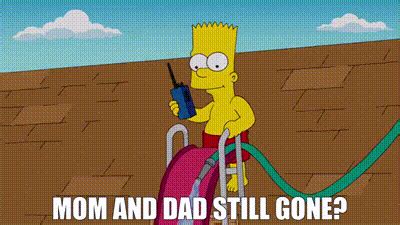 YARN Mom And Dad Still Gone The Simpsons 1989 S24E19 Comedy