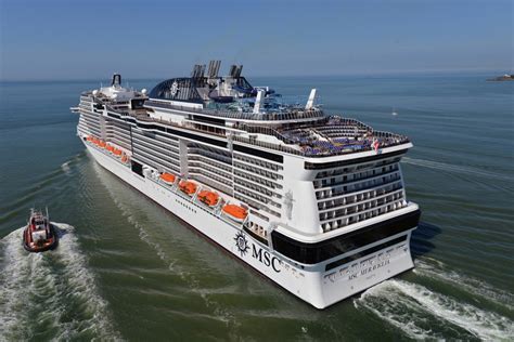 MSC Cruises takes delivery of the new ship MSC Meraviglia