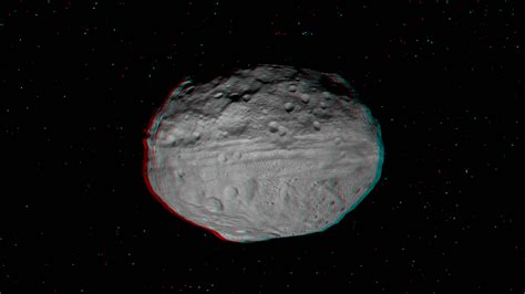 Asteroid Vesta Floats In Space In High Resolution 3 D