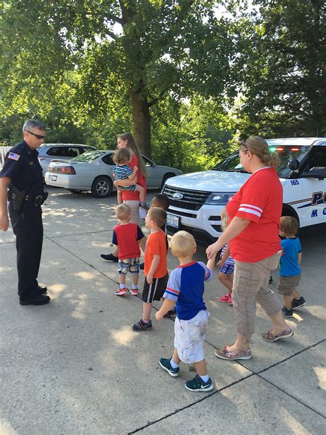 Officer Jason Miller Visits Eastside