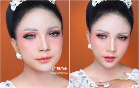 Transformasi Makeup Wanita Kulit Sawo Matang Ini Bikin Melongo Disebut