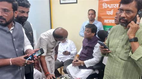 In Photos Ashok Chavan Joins Bjp Devendra Fadnavis Welcomes Him