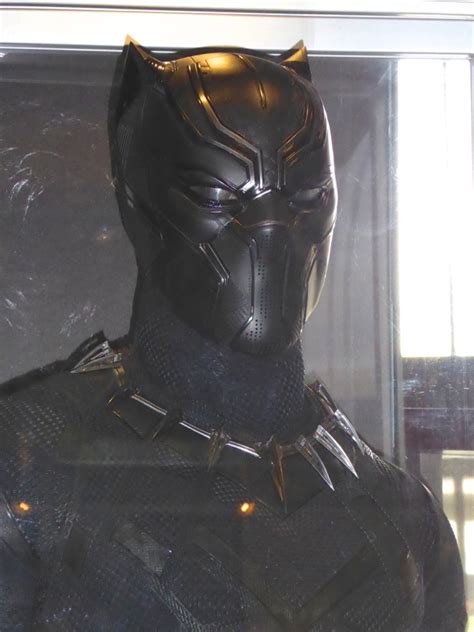 Hollywood Movie Costumes And Props Chadwick Bosemans Black Panther Costume From Captain