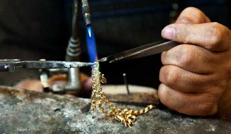 El Arte de la Orfebrería y Joyería Método de soldadura de reparación