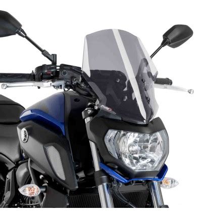 Cupolino Alto Puig N G Per Yamaha MT 07 Dal 2018 Colore Fume Chiaro