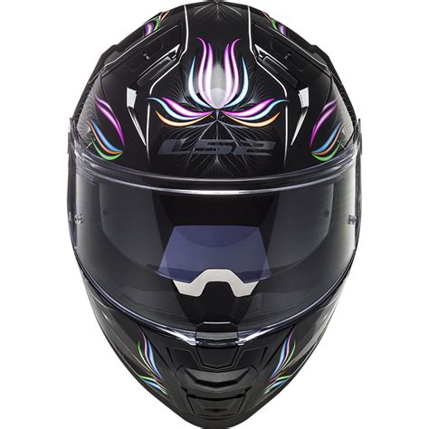 Vector II Tropical Glans Zwart Wit Integraalhelm LS2 Helmets NL