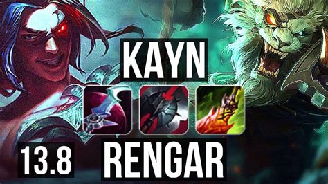 Kayn Vs Rengar Jng Legendary Winrate Kr Master