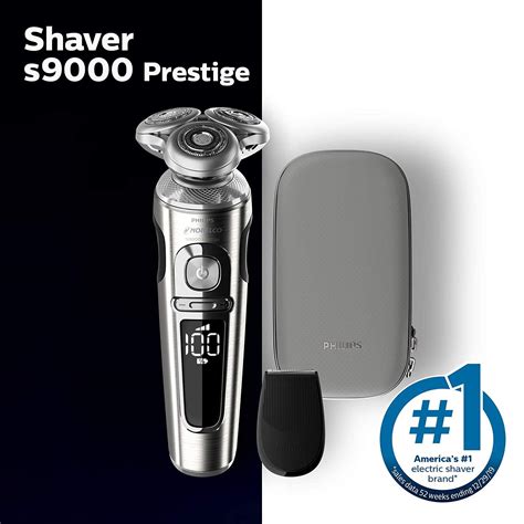 Philips Norelco Shaver 9000 Prestige Rechargeable Wet Or Dry Electric Shaver With Trimmer