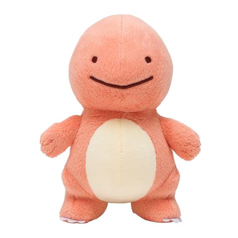 Pokemon Center 2016 Plush Toy Transform Ditto Charmander