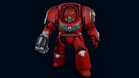 Terminator 3d Model Animated Warhammer 40k 3d Characters Unity