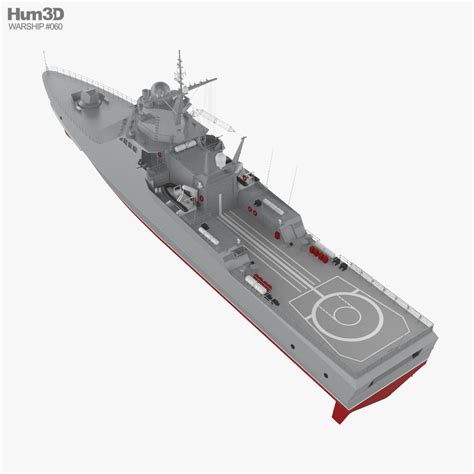 Project 22160 patrol ship 3D model - Download Warship on 3DModels.org