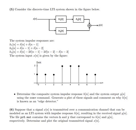 Solved 5 Consider The Discrete Time Lti System Shown In