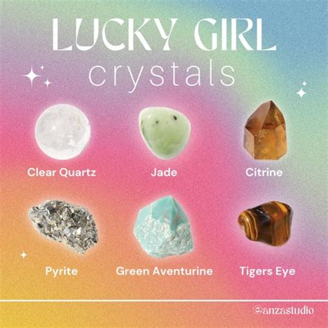 Lucky Girl Crystals In Lucky Girl Lucky Crystals