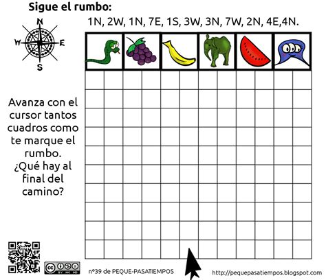 Peque Pasatiempos Juego De Orientación Peque Pasatiempos Nº39