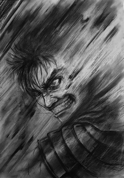 Berserk Drawing by Anna Nelyubina | Saatchi Art