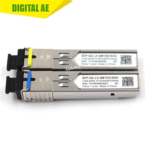 Pair Sc Lc Km G Gbic Gigabit Sfp Single Mode Fiber Optical Module