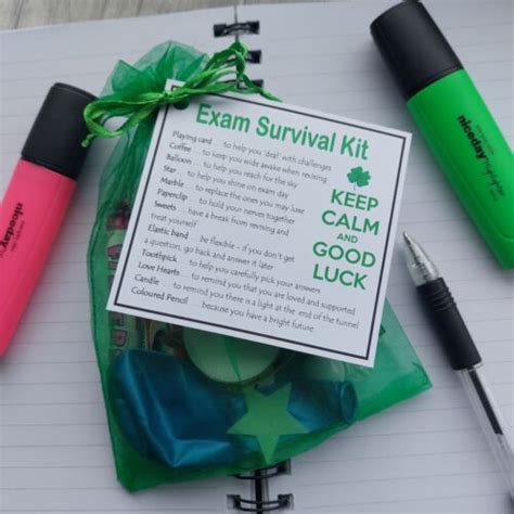 Exam Survival Kit T Suitable For Revision For Gcse A Levels