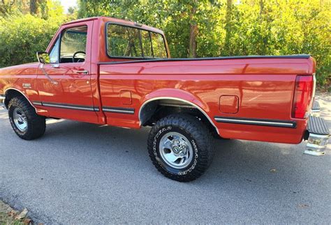 1987 Ford F 150 Pickup Red 4wd Automatic For Sale