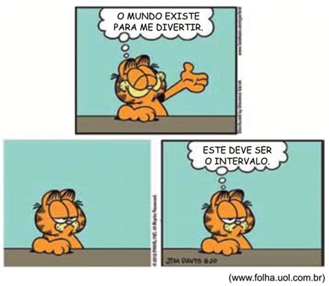 FAMERP 2020 Considere a tirinha Garfield de Jim Davis INDAGAÇÃO