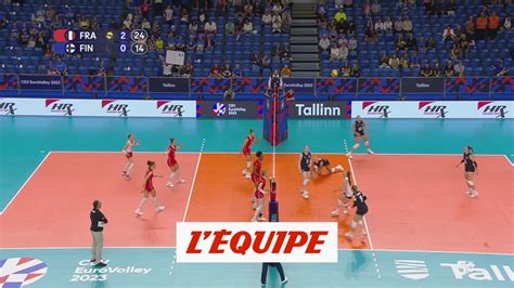 Le résumé de France Finlande Volley Euro F Vidéo Dailymotion