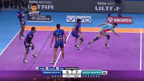 Pro Kabaddi Highlights Bengal Warriors Vs Dabang Delhi September