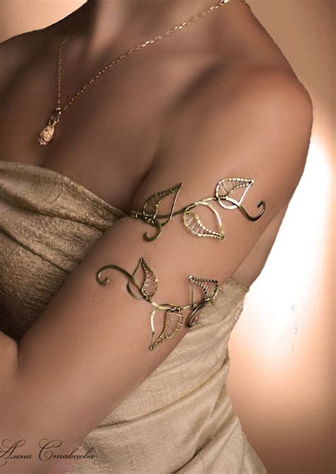 Arm Cuff Jewelry Leaf Jewelry Nature Jewelry Silver Jewelry Silver Ring Silver Necklace