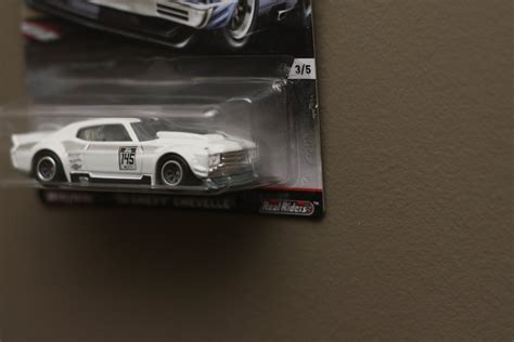 Hot Wheels 2016 Car Culture Track Day 70 Chevy Chevelle SEE CONDITION