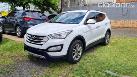 HYUNDAI SANTA FE AÑO 2013 COLOR BLANCO CH 2116 OFRECE CLASS MOTORS