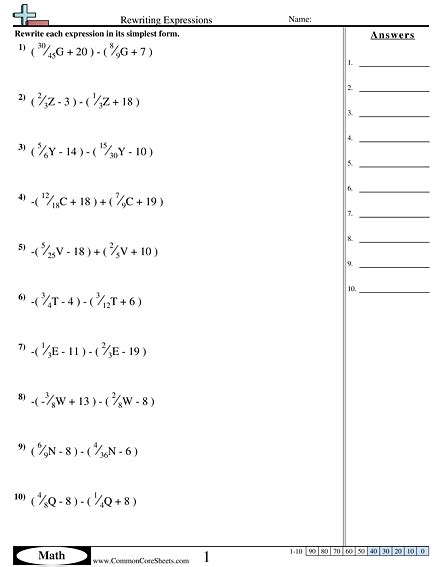 Rewriting Equations And Formulas Worksheet The Best Worksheets Free Worksheets Samples