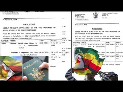 Watch Zimbabwean Consulate In Joburg Deploys Mobile Teams To Provide