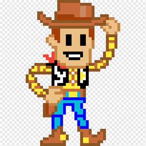 Sheriff Woody Buzz Lightyear Hamm Pixel Art Bead Sheriff Woody