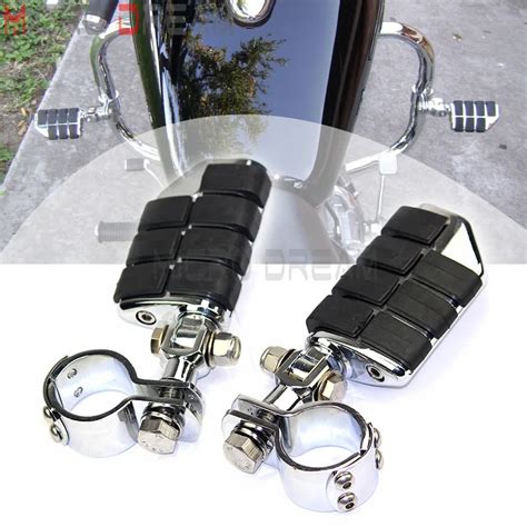 Motorcycle 28mm 32mm 38mm Engine Guard Footrests Clevis Clamps Crash