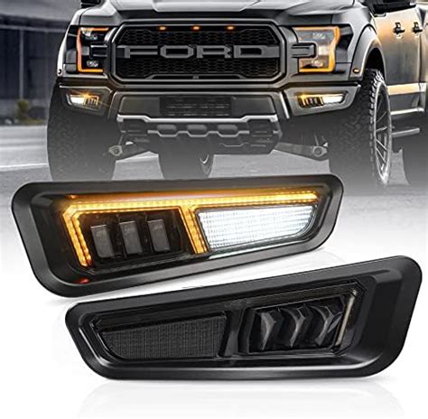 Movotor Ford Raptor Fog Lights With Amber Drl Sequential Amber Turn