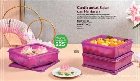 Katalog Promo Tupperware Januari Ada Diskon Penyimpan Multifungsi