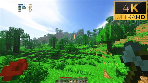 MINECRAFT Seus Renewed 4k Shaders Fps Test MINECRAFT ULRA HD View